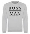 Свитшот Boss man Серый меланж Свитшот Boss man Серый меланж фото