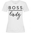 Жіноча футболка Boss lady Білий фото