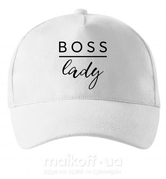 Кепка Boss lady Білий фото