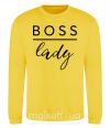 Світшот Boss lady Сонячно жовтий фото