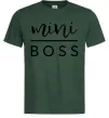 Чоловіча футболка Mini boss Темно-зелений фото