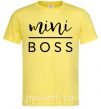 Чоловіча футболка Mini boss Лимонний фото