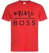 Чоловіча футболка Mini boss Червоний фото