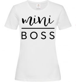 Женская футболка Mini boss