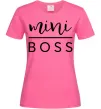 Жіноча футболка Mini boss Яскраво-рожевий Жіноча футболка Mini boss Яскраво-рожевий фото