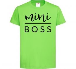 Дитяча футболка Mini boss Дитяча футболка Mini boss