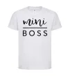Дитяча футболка Mini boss Білий фото
