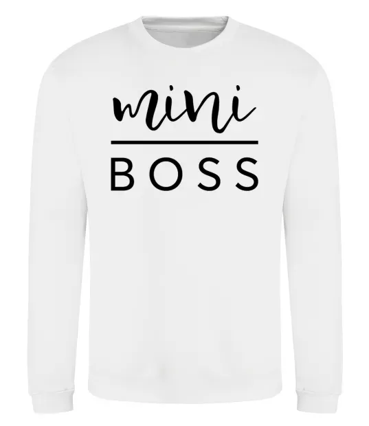 Свитшот Mini boss Белый фото