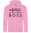 Чоловіча толстовка (худі) Mini boss Рожевий фото