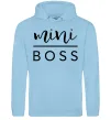 Чоловіча толстовка (худі) Mini boss Блакитний фото