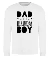 Світшот Dad of the birthday boy Білий Світшот Dad of the birthday boy Білий фото