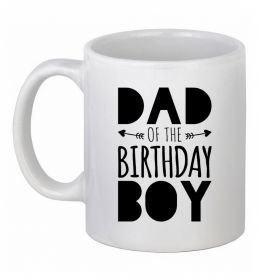 Чашка керамічна Dad of the birthday boy