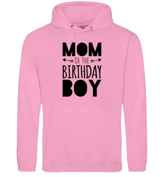 Жіноча толстовка (худі) Mom of the birthday boy Рожевий фото