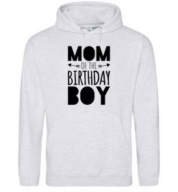 Женская толстовка (худи) Mom of the birthday boy