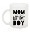 Чашка стеклянная Mom of the birthday boy Фроузен фото