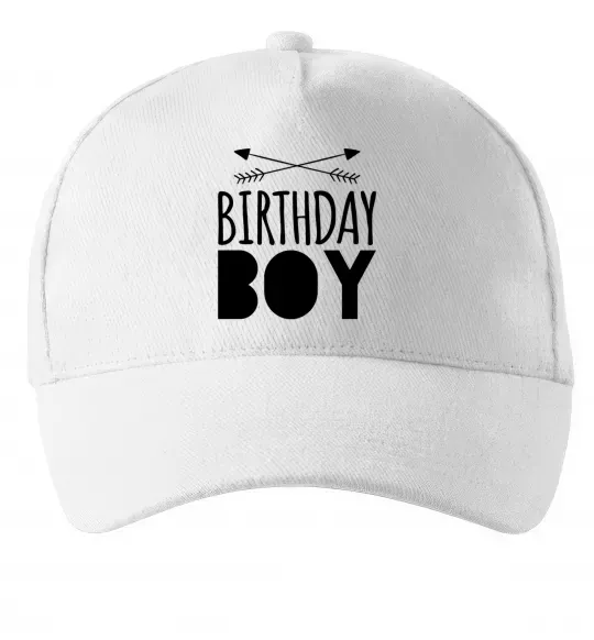 Кепка Birthday boy boho Белый фото