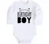 Детский боди Birthday boy boho Белый фото