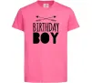 Дитяча футболка Birthday boy boho Яскраво-рожевий Дитяча футболка Birthday boy boho Яскраво-рожевий фото