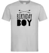 Мужская футболка Birthday boy boho Серый Мужская футболка Birthday boy boho Серый фото