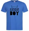 Мужская футболка Birthday boy boho Ярко-синий Мужская футболка Birthday boy boho Ярко-синий фото