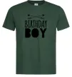 Мужская футболка Birthday boy boho Темно-зеленый Мужская футболка Birthday boy boho Темно-зеленый фото