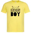 Мужская футболка Birthday boy boho Лимонный Мужская футболка Birthday boy boho Лимонный фото
