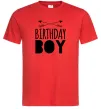 Мужская футболка Birthday boy boho Красный Мужская футболка Birthday boy boho Красный фото