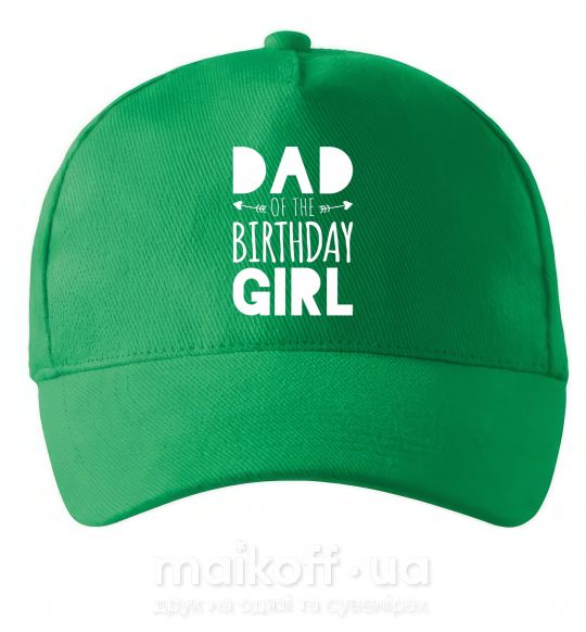 Кепка Dad of the birthday girl Зелений фото
