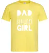 Мужская футболка Dad of the birthday girl Лимонный Мужская футболка Dad of the birthday girl Лимонный фото