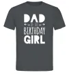 Мужская футболка Dad of the birthday girl Графит Мужская футболка Dad of the birthday girl Графит фото