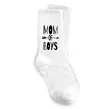 Шкарпетки Mom of boys Білий фото