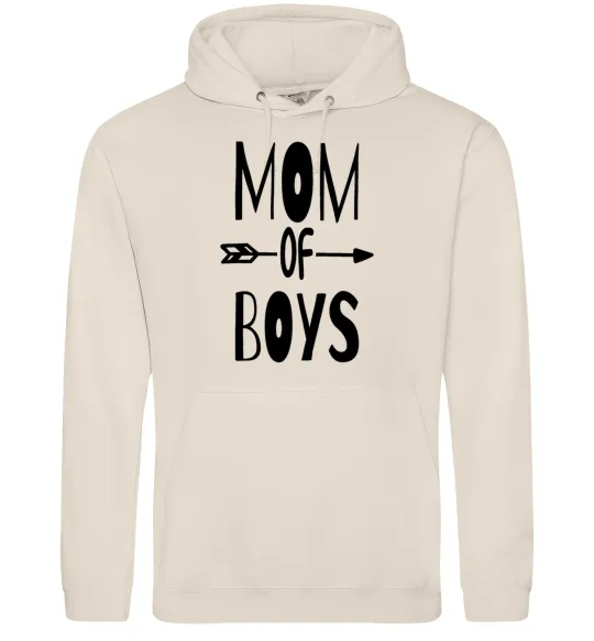 Женская толстовка (худи) Mom of boys Таш фото