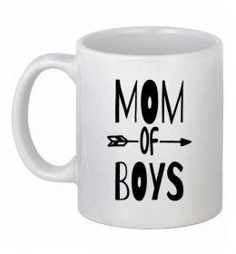 Чашка керамическая Mom of boys