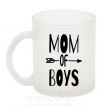 Чашка стеклянная Mom of boys Фроузен фото