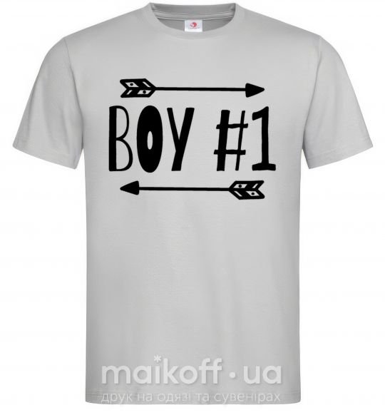 Чоловіча футболка Boy 1 Сірий фото