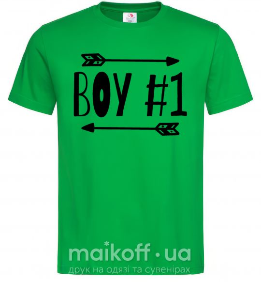 Мужская футболка Boy 1 Зеленый фото
