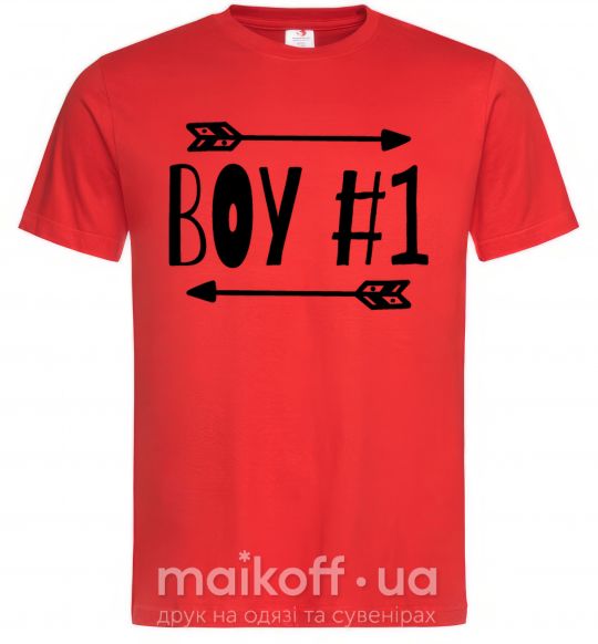 Чоловіча футболка Boy 1 Червоний фото