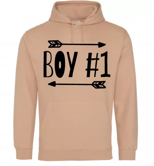 Чоловіча толстовка (худі) Boy 1 Пісочний фото