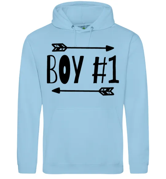 Мужская толстовка (худи) Boy 1 Голубой фото