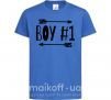 Дитяча футболка Boy 1 Яскраво-синій фото