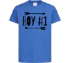 Дитяча футболка Boy 1 Яскраво-синій фото