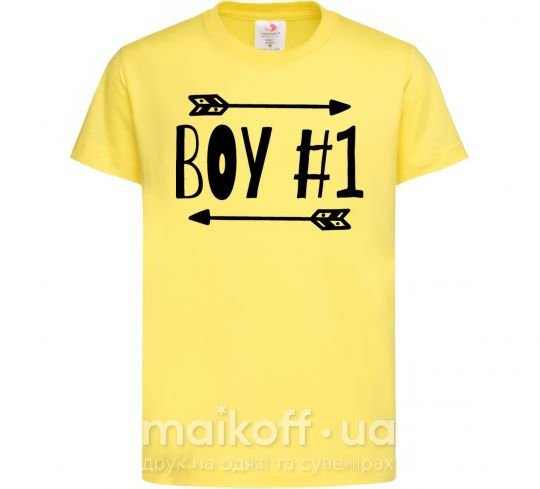 Дитяча футболка Boy 1 Лимонний фото