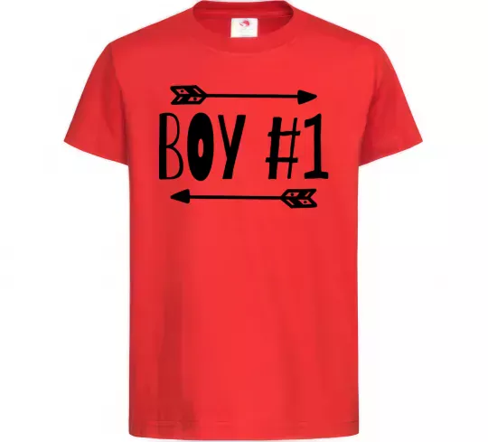 Дитяча футболка Boy 1 Червоний фото