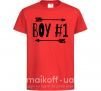 Детская футболка Boy 1 Красный фото