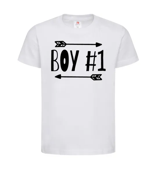 Детская футболка Boy 1 Белый фото