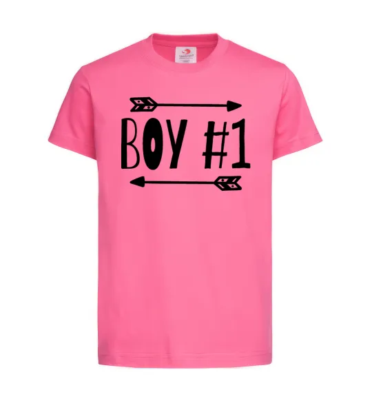 Детская футболка Boy 1 Ярко-розовый фото