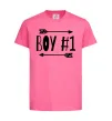 Детская футболка Boy 1 Ярко-розовый фото