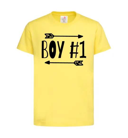 Детская футболка Boy 1 Лимонный фото