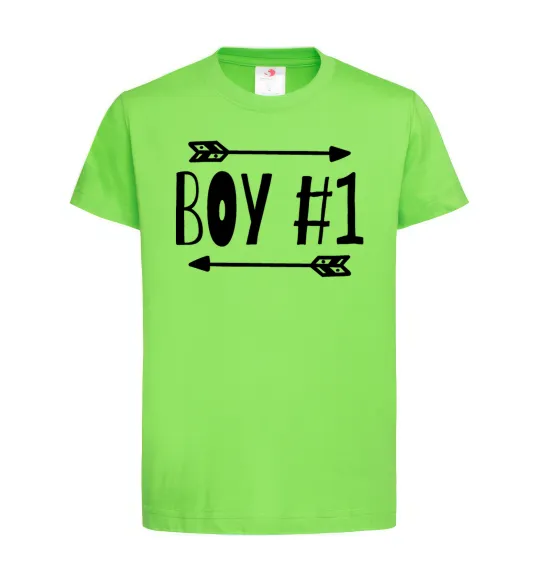 Детская футболка Boy 1 Лаймовый фото