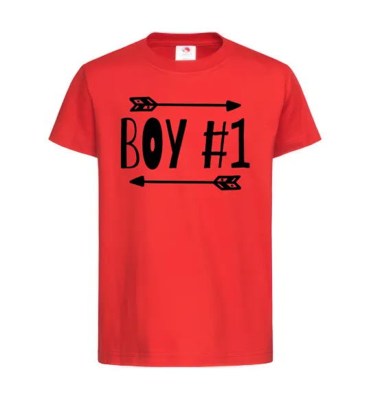 Детская футболка Boy 1 Красный фото